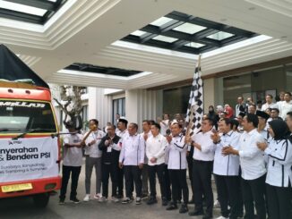 Gaspol! PSI Jatim Distribusikan 84 Ribu Kaos-Bendera, Konsolidasi Sampai Tingkat RT, Minggu (24/5/2026).