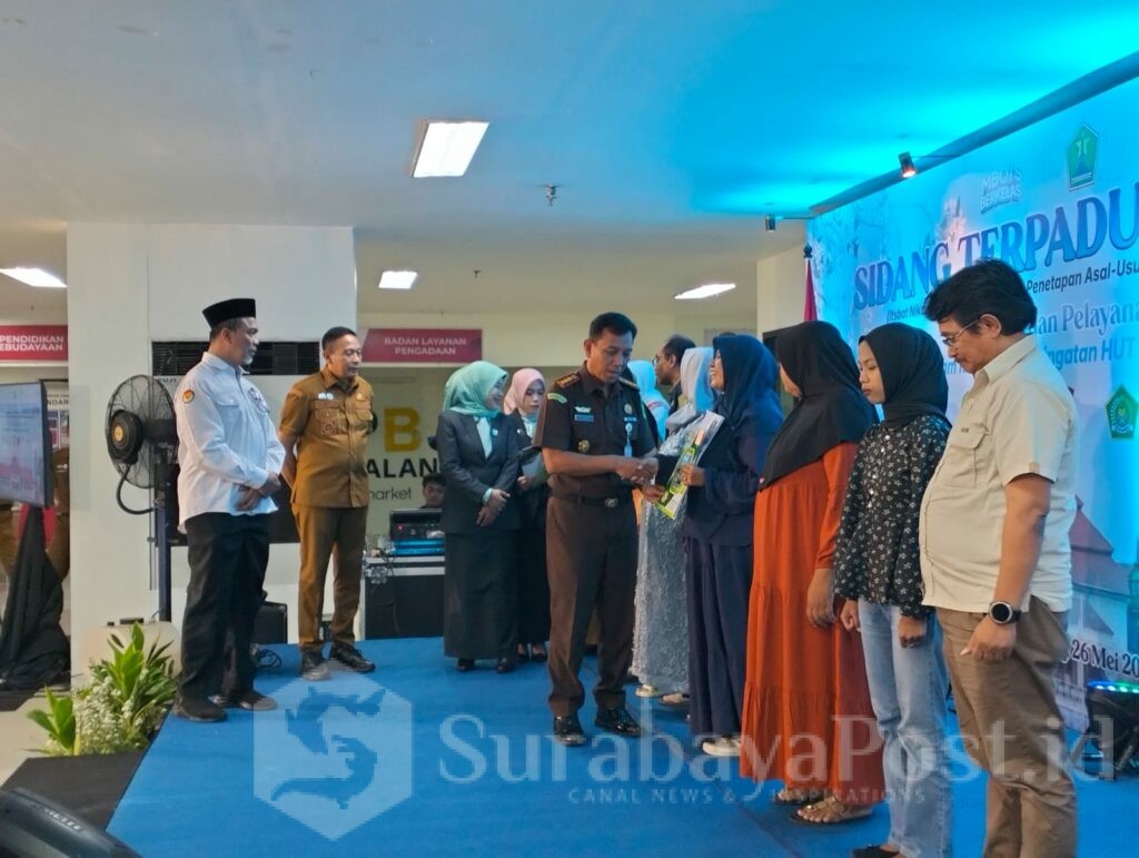 Kajari Kota Malang, Tri Joko, SH, MH, menghadiri kegiatan Sidang Terpadu Tahun 2026 yang digelar di MPP Merdeka, Selasa (26/5/2026).