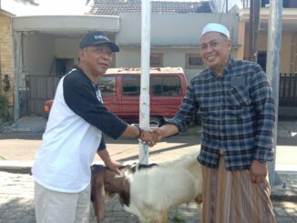 Wujud Humanis Polri, AKP Totok Haryanto Berbagi Kurban dengan Insan Pers, Sabtu (30/5/2026).