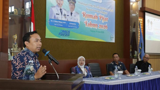 Wawali Ali Muthohirin: Rumah PIJAR Wujud Ngalam Ngopeni untuk Kelompok Rentan. (Sumber Prokompim).