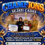 Perpustakaan Sejati Cadas Jatimulyo Raih Juara 1 Lomba Perpustakaan Kelurahan Malang 2026. (istimewa).
