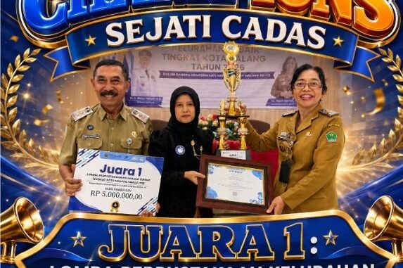 Perpustakaan Sejati Cadas Jatimulyo Raih Juara 1 Lomba Perpustakaan Kelurahan Malang 2026. (istimewa).