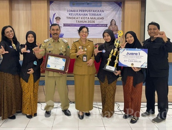 Perpustakaan Sejati Cadas Jatimulyo Raih Juara 1 Lomba Perpustakaan Kelurahan Malang 2026. (istimewa).