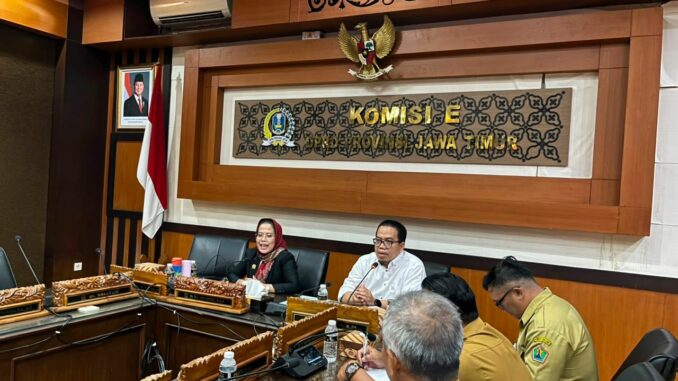 Komisi B DPRD Kota Malang Temui Komisi E DPRD Jatim, Kebut Penyelesaian Status Velodrome, Senin 22 Juni 2026. (istimewa).