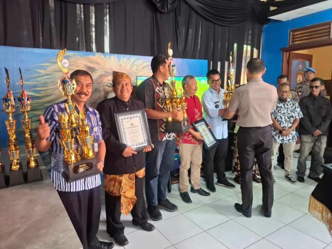 Kapolresta Malang Kota Beri 48 Penghargaan, Satkamling Jatimulyo Juara 1 Regional, Kamis 25 Juni 2026. (ist).