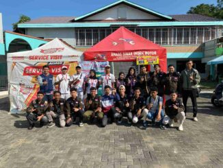 UIBU Gratiskan Servis Motor + Oli, Fakultas Sains Teknologi Diserbu Pengendara Honda, Senin 29 Juni 2026. (Sumber Humas UIBU).