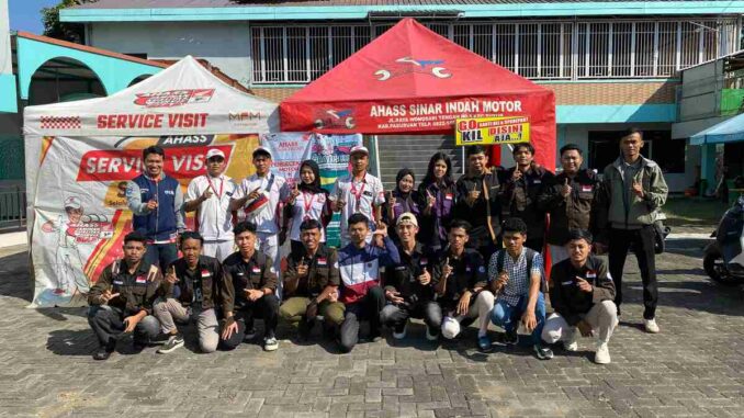 UIBU Gratiskan Servis Motor + Oli, Fakultas Sains Teknologi Diserbu Pengendara Honda, Senin 29 Juni 2026. (Sumber Humas UIBU).