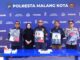 Polresta Malang Kota saat menggelar konferensi pers hasil ungkap pelaku pencurian 14 iPhone. (ist).