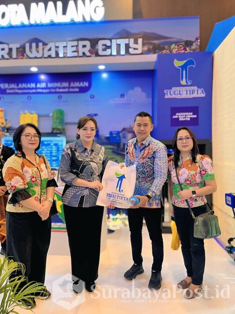 Booth Tugu Tirta di ICE APEKSI 2026 Diserbu Kepala Daerah dari Tomohon Sampai Medan. (Dok. Humas Tugu Tirta).