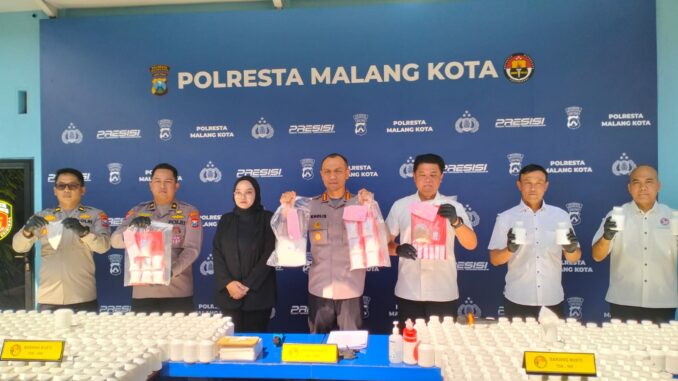 Polresta Malang Kota Ungkap 3 Kasus Narkoba Besar Akhir Juni 2026, Sita 2 Kg Sabu & 290 Ribu Pil LL, Jumat (3/7/2026).