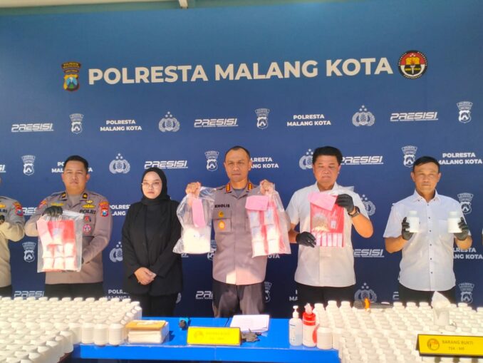 Polresta Malang Kota Ungkap 3 Kasus Narkoba Besar Akhir Juni 2026, Sita 2 Kg Sabu & 290 Ribu Pil LL, Jumat (3/7/2026).
