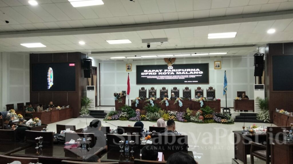 7 fraksi dalam penyampaian pandangan umum terhadap Ranperda Pertanggungjawaban Pelaksanaan APBD Tahun Anggaran 2025, Rabu (8/7/2026).
