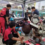 Meriahkan Festival Semhas, FST UIBU Gelar Servis Gratis hingga Edukasi Safety Riding, Selasa (14/7/2026).