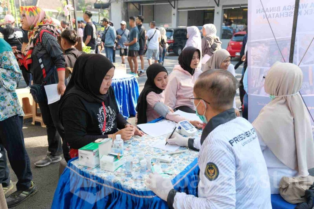 Disambut Antusias Warga, Lapas Malang Hadirkan Layanan Kesehatan Gratis & Karya Warga Binaan di CFD Ijen, Minggu 19 Juli 2026. (ist).