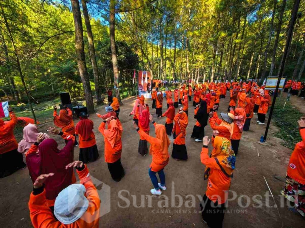 230 Muslimah PKS Kota Malang Digembleng Fisik dan Mental dalam Pelatihan LATANSA di Bedengan, Minggu 19 Juli 2026. (ist).