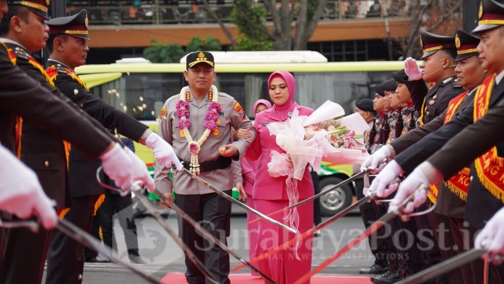 Disambut Pedang Pora, Kombes Danang Setiyo Pambudi Resmi Jabat Kapolresta Malang Kota, Rabu 29 Juli 2026. (ist).