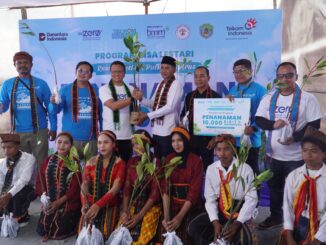 Kolaborasi BMM dan PT Telkom Tanam 10.000 Bibit Mangrove di Labuan Bajo. (ist).