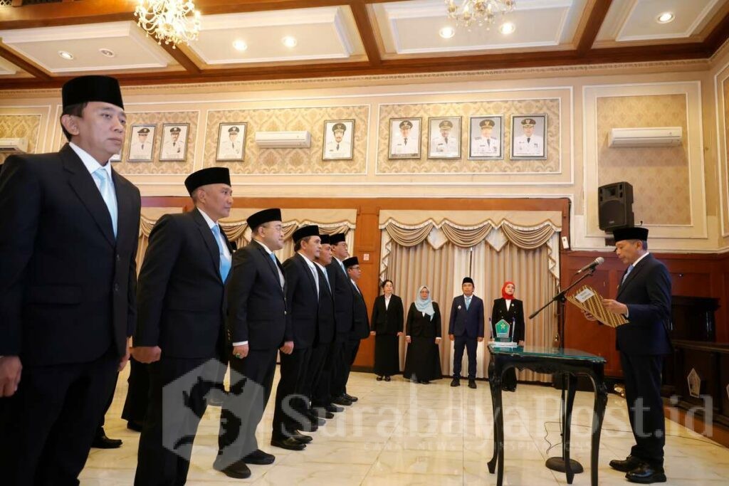 Wali Kota Malang Lantik 14 Pejabat Pimpinan Tinggi Pratama, salah satunya Sekda, Jumat 31 Juli 2026. (Sumber Prokompim).