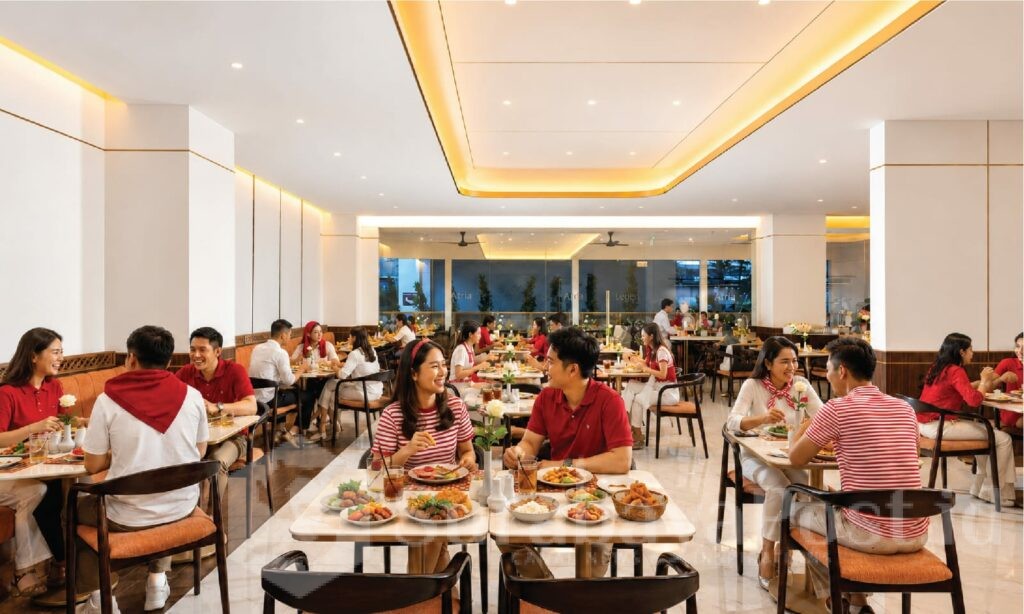 Selama menginap, tamu juga dapat menikmati berbagai fasilitas unggulan hotel mulai dari kolam renang outdoor, pusat kebugaran, layanan spa, hingga restoran dalam satu kawasan. (istimewa).
