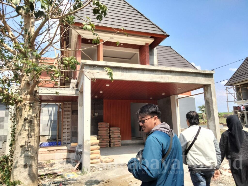 Salah satu bangunan proyek Wangsakarta Resort & Living Space.