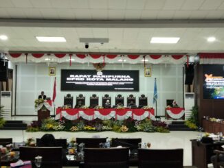 DPRD Kota Malang menggelar Rapat Paripurna Penyampaian Penjelasan Wali Kota terhadap Rancangan Perubahan KUA dan Rancangan PPAS APBD Tahun Anggaran 2026, Senin (10/8/2026)