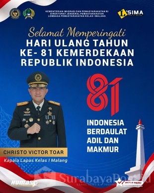 HUT RI ke-81 Lapas Keals 1 Malang