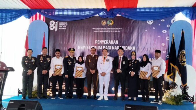 1.752 Warga Binaan Lapas Malang Dapat Remisi HUT ke-81 RI, Senin 17 Agustus 2026.