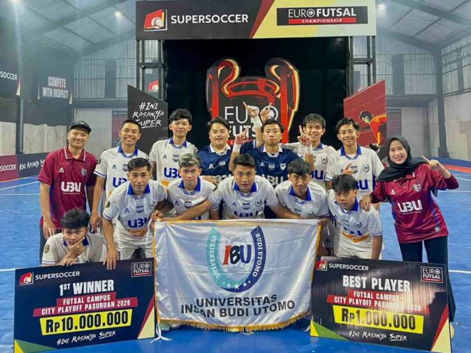 Merajai Zona Selatan! Futsal UIBU Borong Gol dan Raih Juara di Pasuruan. (ist).