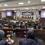 Rapat Paripurna Penyampaian Pandangan Fraksi terhadap Rancangan KUPA-PPAS APBD 2026 di Gedung DPRD Kota Malang, Selasa (18/8/2026).