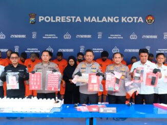 12 Hari Operasi, Satreskoba Polresta Malang Kota Ungkap 45 Kasus dan Amankan 54 Tersangka.