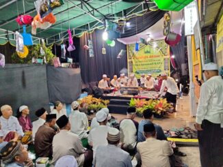 Penuh Khidmat dan Semarak, Masjid Babul Hidayah Tanjungrejo Gelar Maulid Nabi Perdana dan Santunan Anak Yatim, Sabtu (28/8/2026) malam.