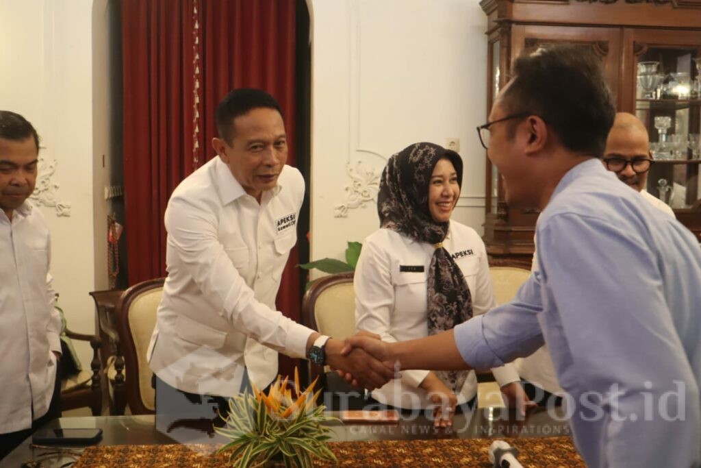 Kota Malang, Wahyu Hidayat menyampaikan komitmen Komwil IV Apeksi untuk mendukung penuh agenda-agenda prioritas DPP Apeksi. (Sumber Prokompim).