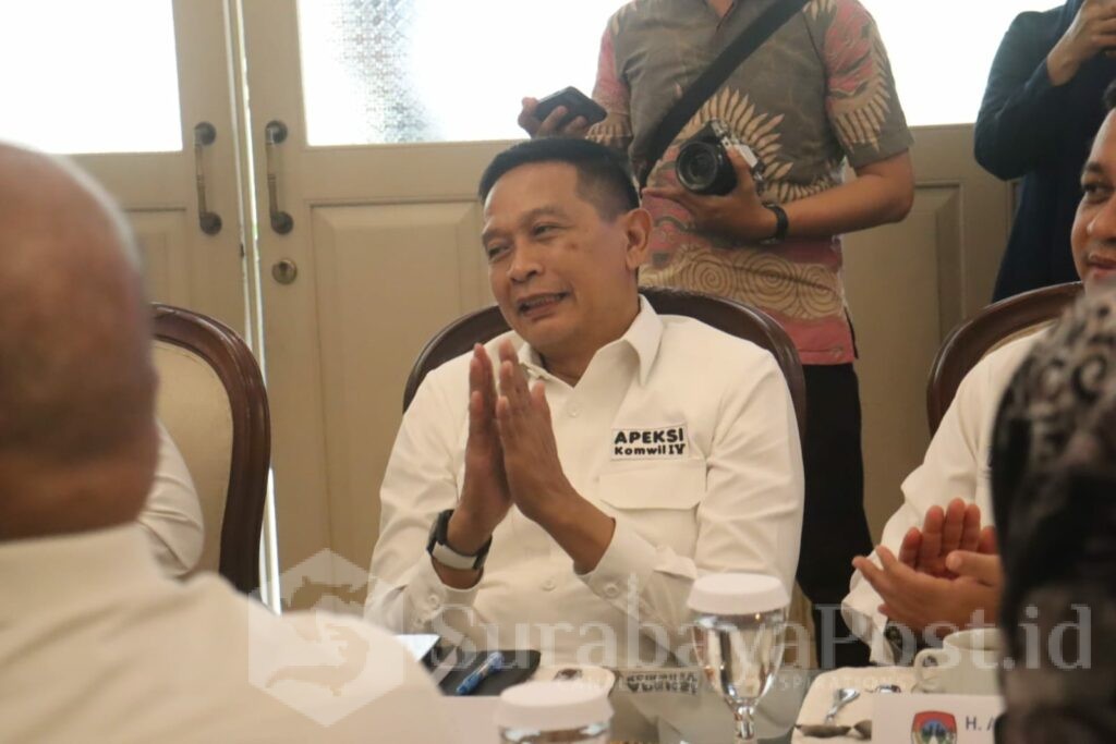 Kota Malang, Wahyu Hidayat menyampaikan komitmen Komwil IV Apeksi untuk mendukung penuh agenda-agenda prioritas DPP Apeksi. (Sumber Prokompim).
