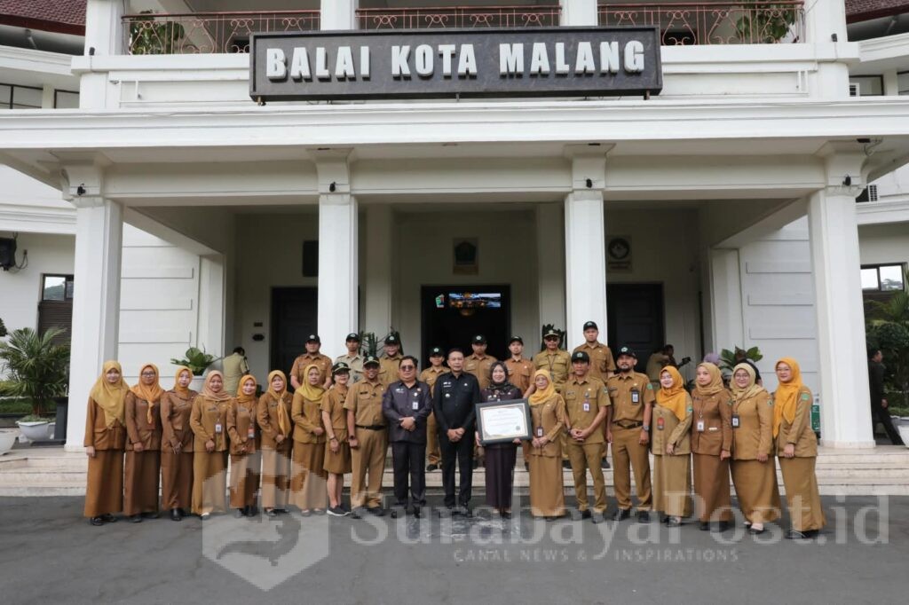 Wali Kota Malang Apresiasi Dispendukcapil Raih WBBM, Dorong Perangkat Daerah Tingkatkan Kualitas Pelayanan, Senin 7 September 2026. (Sumber Prokompim).