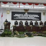DPRD Kota Malang menggelar Rapat Paripurna dengan agenda penyampaian Jawaban Wali Kota atas Pandangan Umum Fraksi-Fraksi DPRD terhadap Ranperda Perubahan APBD TA 2026, Senin (7/9/2026).