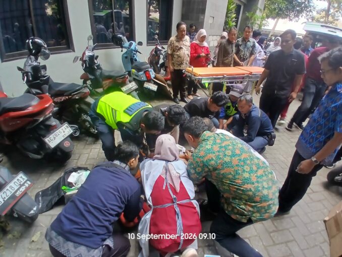 Insiden di UB Malang, Seorang Mahasiswa FK Diduga Terjatuh dari Lantai 6, Polisi Selidiki Penyebabnya, Kamis 10 September 2026. (ist).