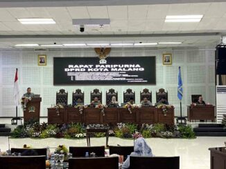 Rapat Paripurna Pengambilan Keputusan DPRD Kota Malang terhadap Rancangan Ranperda tentang Perubahan APBD Tahun Anggaran 2026, Selasa (15/9/2026),