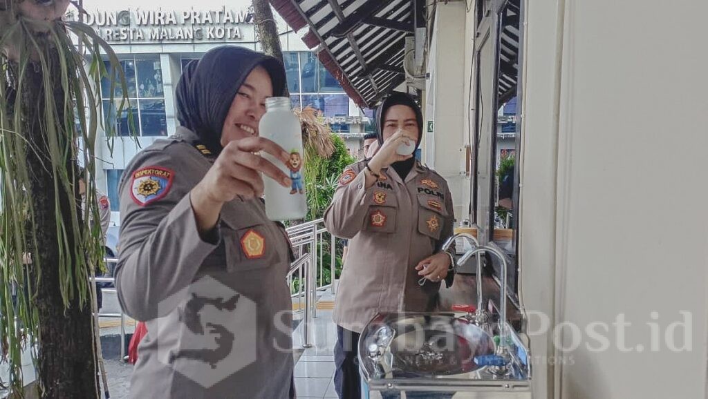 Polresta Malang Kota Hadirkan Anjungan Air Siap Minum Gratis, Bisa Panas-Dingin, Selasa 15 September 2026. (ist).