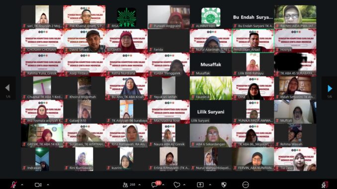 Bekali Guru TK Keterampilan Menulis, Asosiasi Prodi PTMA dan UMM Gelar Pelatihan Cerita Anak se-Jatim. (ist).