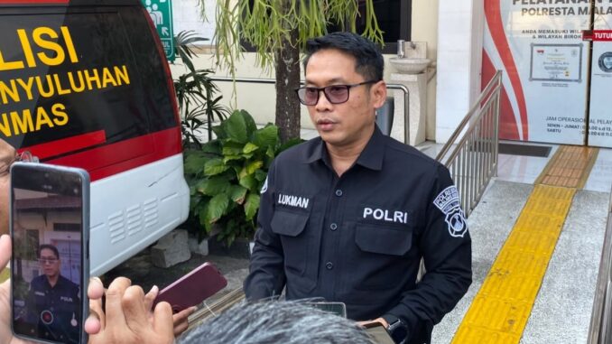 Kasi Humas Polresta Malang Kota, Ipda Lukman Shobikin. (ist).
