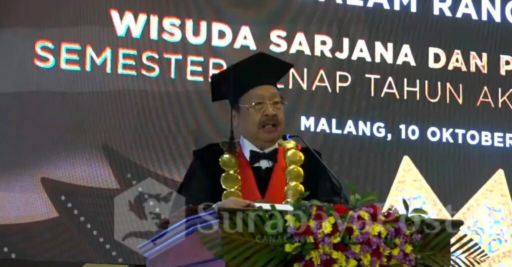 Rektor Unidha Malang, Prof. Dr. H. Suko Wiyono, S.H., M.H., menegaskan bahwa wisuda bukanlah akhir dari proses belajar. Ia menitipkan lima pesan penting bagi para alumni yang akan terjun ke masyarakat.