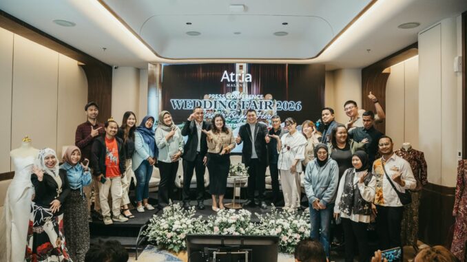Gelar Press Conference Atria Wedding Fair 2026, Perkenalkan 20 Wedding Partner dan Dua Konsep Pernikahan, Selasa 13 Oktober 2026. (ist).