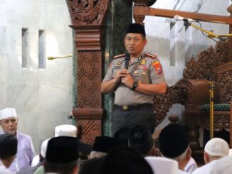 Gaungkan Kamtibmas dari Masjid Jami', Kapolresta Malang Kota Awali Program Jumat Keliling. (istimewa).