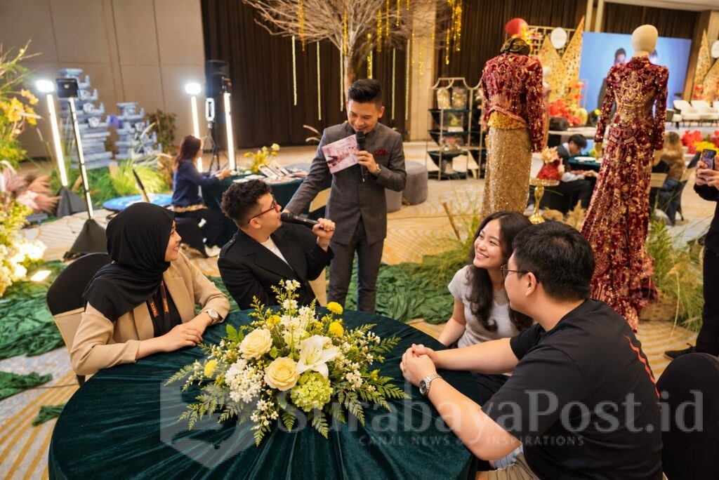 Selama dua hari, ratusan pengunjung datang untuk mencari inspirasi, melihat venue secara langsung, berkonsultasi intens dengan wedding partner, hingga mengikuti sesi test food. (ist).