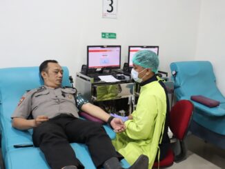 Setetes Darah Sejuta Harapan, Polresta Malang Kota Gelar Donor Darah di HUT Humas Polri ke-75. (ist).