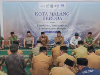 Wakapolresta Malang Kota Hadiri Kota Malang Berdoa, Tegaskan Komitmen Jaga Kerukunan dan Persatuan. (ist).
