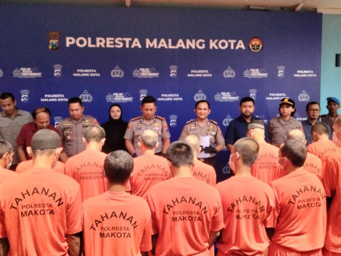 38 Kasus Dibongkar, 50 Penjahat Ditangkap! Ini Hasil Operasi Sikat Semeru 2026 Polresta Malang Kota.