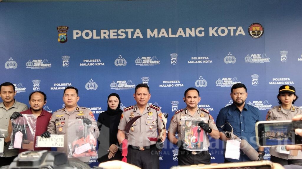 Barang bukti yang berhasil diamankan dalam operasi sikat Semeru 2026.