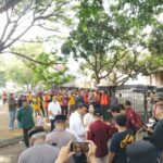 Detik-Detik Eksekusi Tanah dan Bangunan di Simpang Balapan 11 Kota Malang Dijaga Ketat Aparat, Kamis (29/10/2026) pagi.