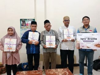 BMM Dukung Pembelajaran Al-Qur’an di TPQ Inklusi Roudlotul Ulum Lewat Distribusi Iqro’ Braille. (Foto: BMM/istimewa).